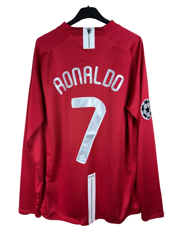 Manchester United Principal 2007/08 - "RONALDO 7" Final Champions - Manga Comprida