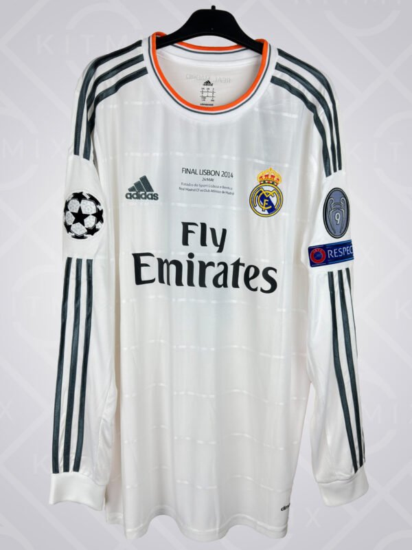 Real Madrid Principal 2013/14 - "RONALDO 7" Final Champions Lisboa - Manga Comprida