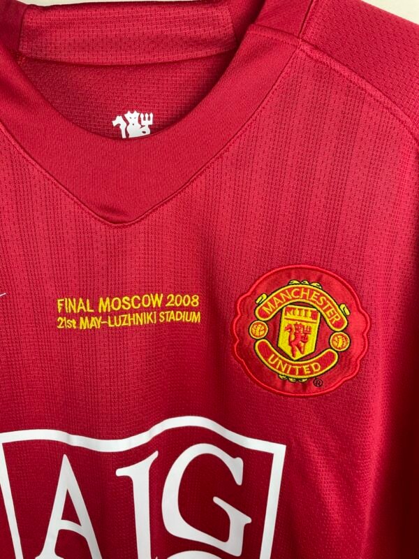 Manchester United Principal 2007/08 - "RONALDO 7" Final Champions - Manga Comprida