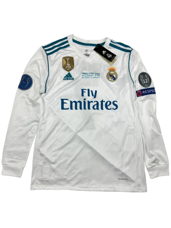 Real Madrid Principal 2017/18 - "RONALDO 7" Final Champions - Manga Comprida