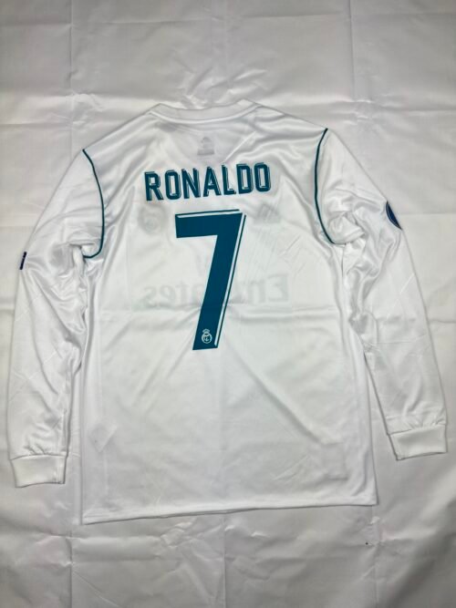 Real Madrid Principal 2017/18 - "RONALDO 7" Final Champions - Manga Comprida